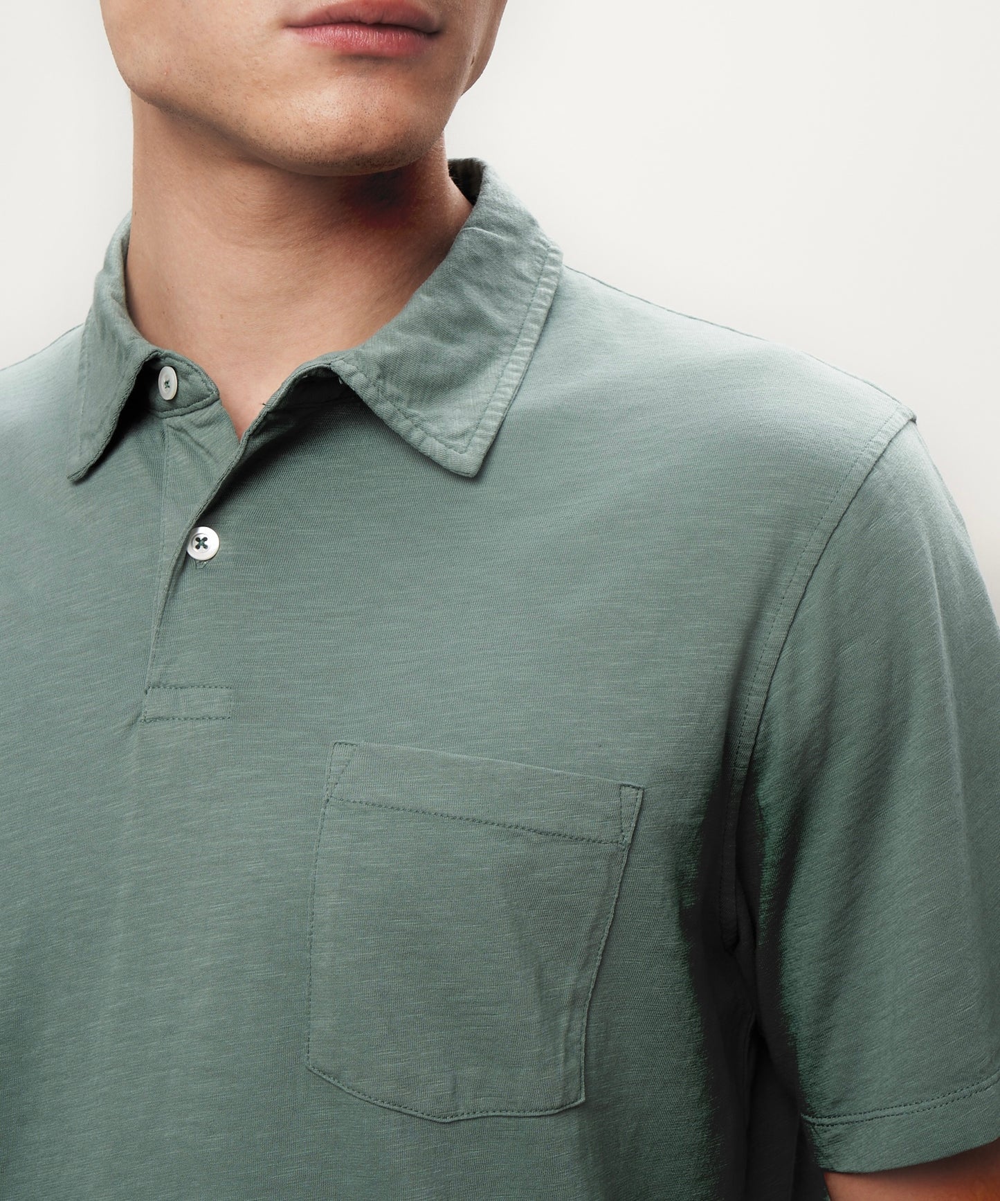 Hartford Olive Jersey Polo