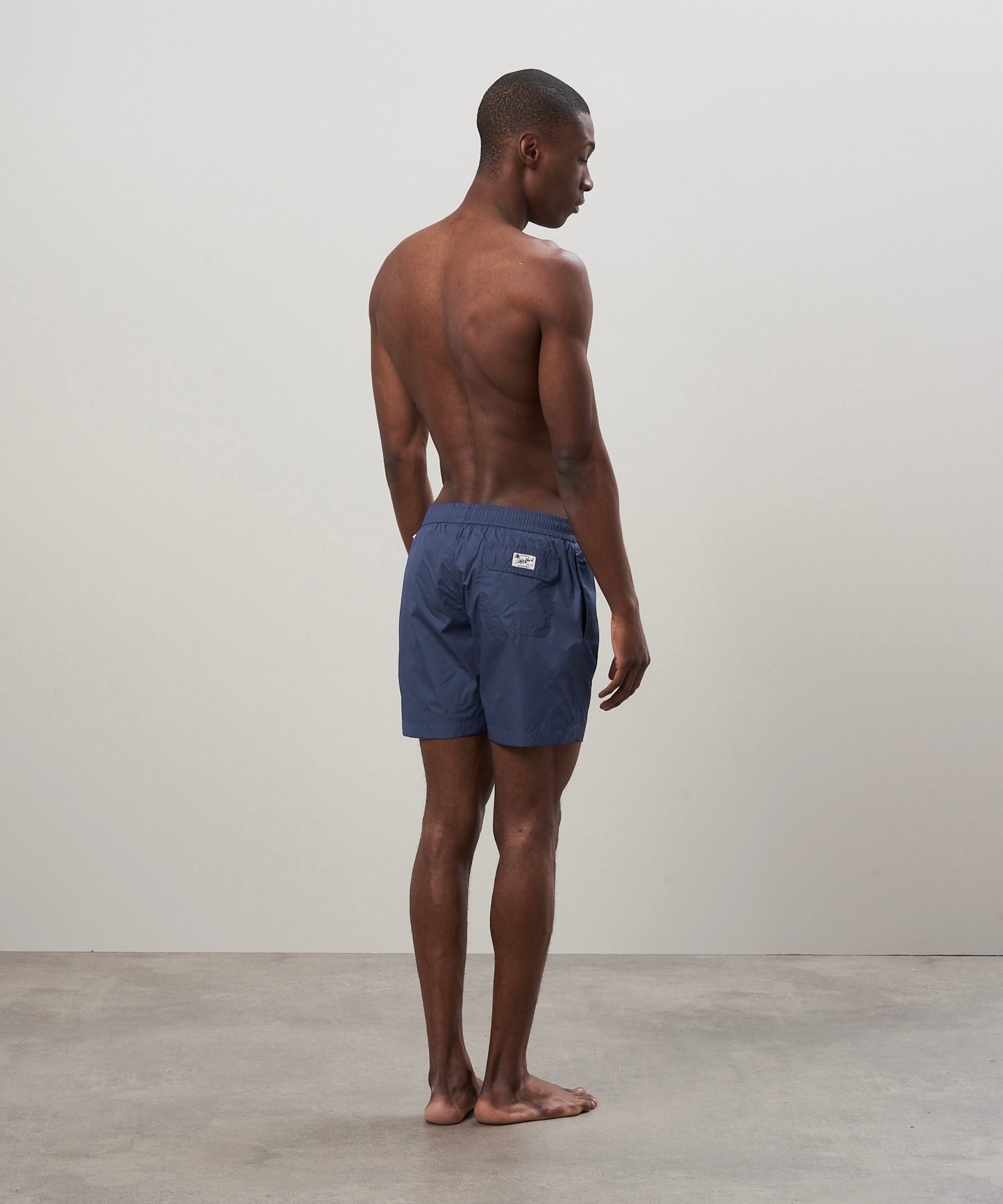 Hartford Nylon Navy Swim Trunks