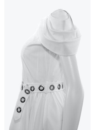 Theo Echo Grommet Belted Dress