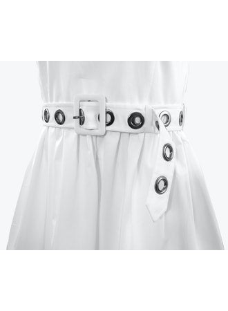 Theo Echo Grommet Belted Dress
