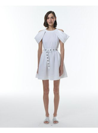 Theo Echo Grommet Belted Dress