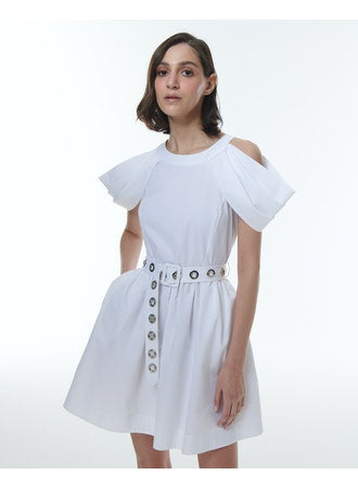 Theo Echo Grommet Belted Dress