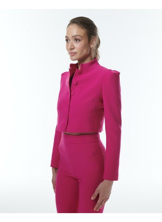 Theo Daphne Cropped Military Jacket