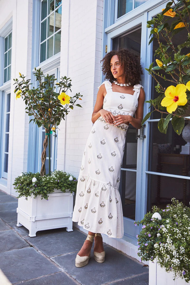 Rose Water House Begum Set Ivory