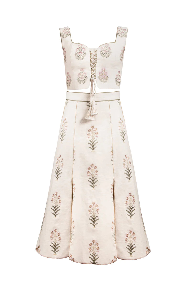 Rose Water House Shalimar Ensemble Ecru