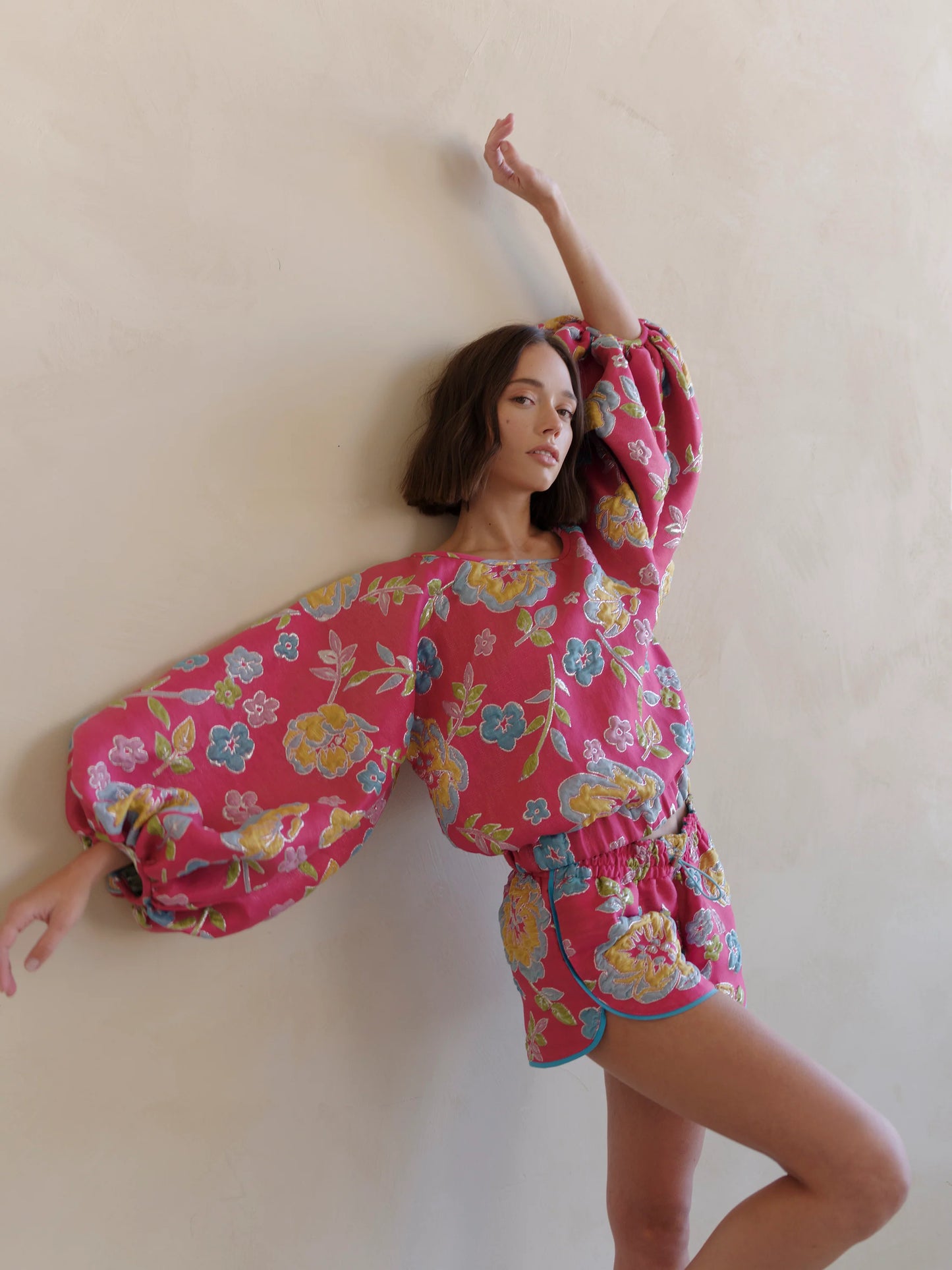 Arianne Elmy Pink Good Luck Top