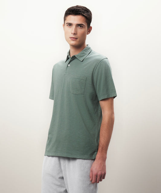 Hartford Olive Jersey Polo