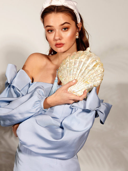 Emm Kuo Le Sirenuse Gold Clutch