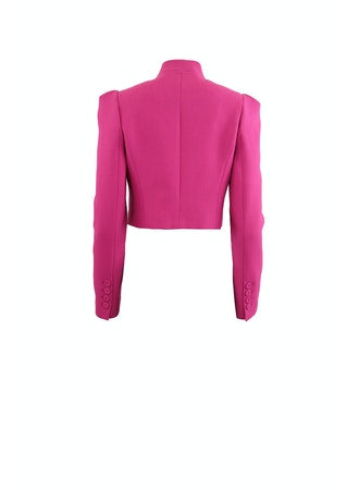 Theo Daphne Cropped Military Jacket
