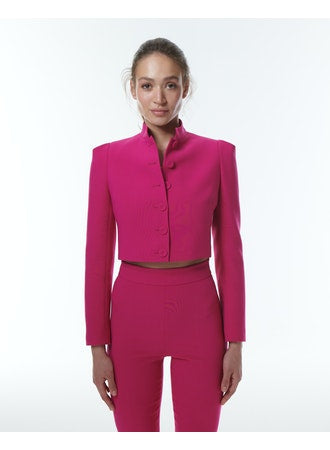 Theo Daphne Cropped Military Jacket